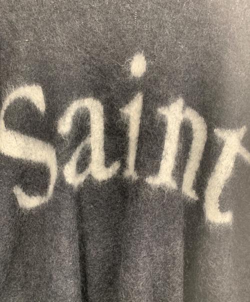 SAINT MICHAEL（セントマイケル）SAINT MICHAEL (セントマイケル) CREW NECK KNIT ブラック サイズ:XLの古着・服飾アイテム