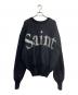 SAINT MICHAEL（セントマイケル）の古着「CREW NECK KNIT」｜ブラック