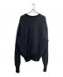 SAINT MICHAEL (セントマイケル) CREW NECK KNIT ブラック サイズ:XL：50000円