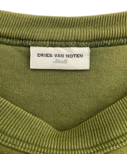 DRIES VAN NOTEN（ドリスヴァンノッテン）DRIES VAN NOTEN (ドリスヴァンノッテン) ノースリーブスウェット グリーン サイズ:Sの古着・服飾アイテム