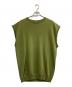 DRIES VAN NOTEN（ドリスヴァンノッテン）の古着「ノースリーブスウェット」｜グリーン