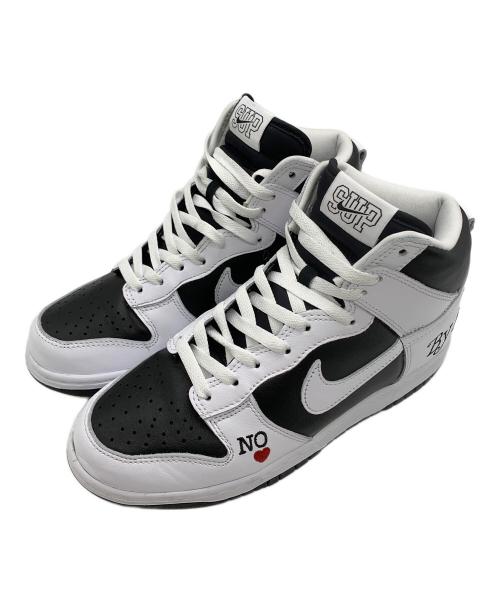 NIKE（ナイキ）NIKE (ナイキ) SUPREME (シュプリーム) Dunk High By Any Means ホワイト×ブラック サイズ:26の古着・服飾アイテム