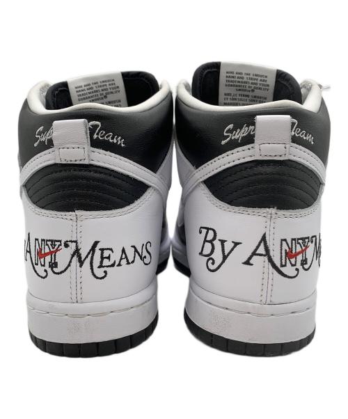 NIKE（ナイキ）NIKE (ナイキ) SUPREME (シュプリーム) Dunk High By Any Means ホワイト×ブラック サイズ:26の古着・服飾アイテム