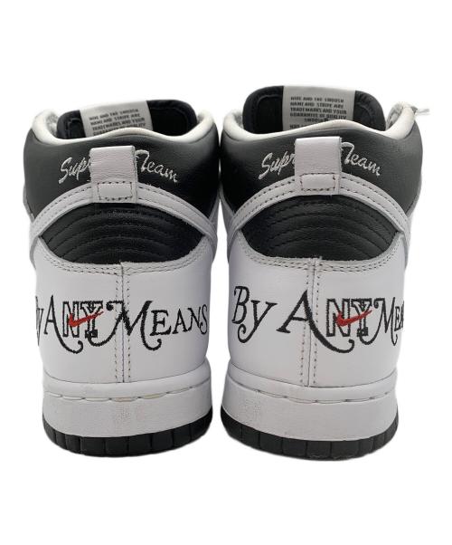 NIKE（ナイキ）NIKE (ナイキ) SUPREME (シュプリーム) Dunk High By Any Means ホワイト×ブラック サイズ:26の古着・服飾アイテム