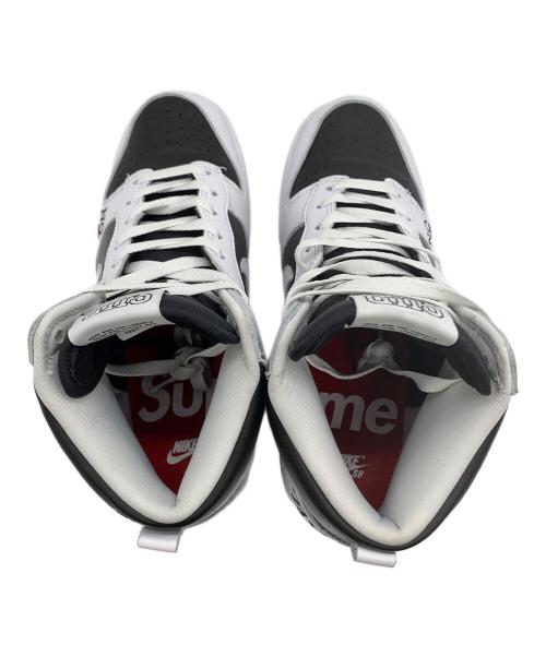NIKE（ナイキ）NIKE (ナイキ) SUPREME (シュプリーム) Dunk High By Any Means ホワイト×ブラック サイズ:26の古着・服飾アイテム