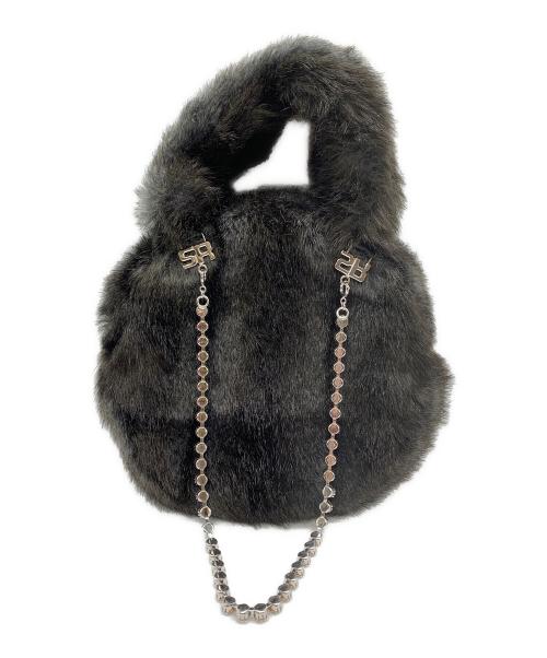SONIA RYKIEL（ソニア リキエル）SONIA RYKIEL (ソニア リキエル) フェイクファーミニバッグ ブラックの古着・服飾アイテム