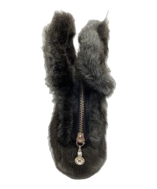 SONIA RYKIEL（ソニア リキエル）SONIA RYKIEL (ソニア リキエル) フェイクファーミニバッグ ブラックの古着・服飾アイテム