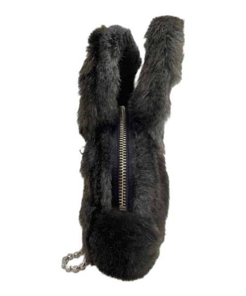 SONIA RYKIEL（ソニア リキエル）SONIA RYKIEL (ソニア リキエル) フェイクファーミニバッグ ブラックの古着・服飾アイテム