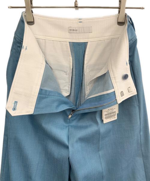 Noble（ノーブル）Noble (ノーブル) スラブデニムバギーパンツ スカイブルー サイズ:38の古着・服飾アイテム