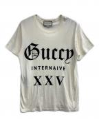 GUCCIグッチ）の古着「半袖カットソー」｜アイボリー