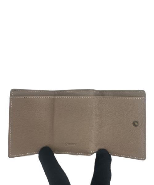 genten（ゲンテン）genten (ゲンテン) 3つ折り財布 ベージュの古着・服飾アイテム