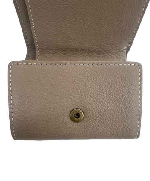 genten（ゲンテン）genten (ゲンテン) 3つ折り財布 ベージュの古着・服飾アイテム