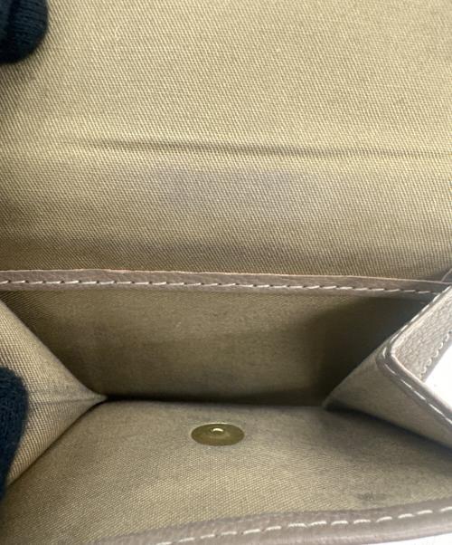 genten（ゲンテン）genten (ゲンテン) 3つ折り財布 ベージュの古着・服飾アイテム