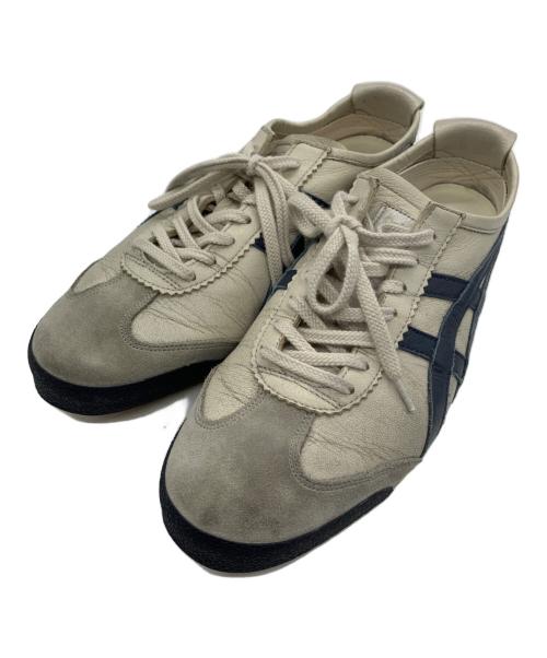 Onitsuka Tiger（オニツカタイガー）Onitsuka Tiger (オニツカタイガー) ローカットスニーカー ホワイト×ブルー サイズ:26の古着・服飾アイテム
