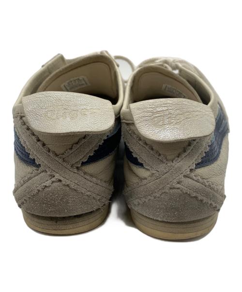 Onitsuka Tiger（オニツカタイガー）Onitsuka Tiger (オニツカタイガー) ローカットスニーカー ホワイト×ブルー サイズ:26の古着・服飾アイテム