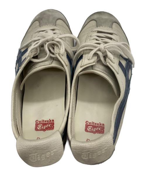 Onitsuka Tiger（オニツカタイガー）Onitsuka Tiger (オニツカタイガー) ローカットスニーカー ホワイト×ブルー サイズ:26の古着・服飾アイテム