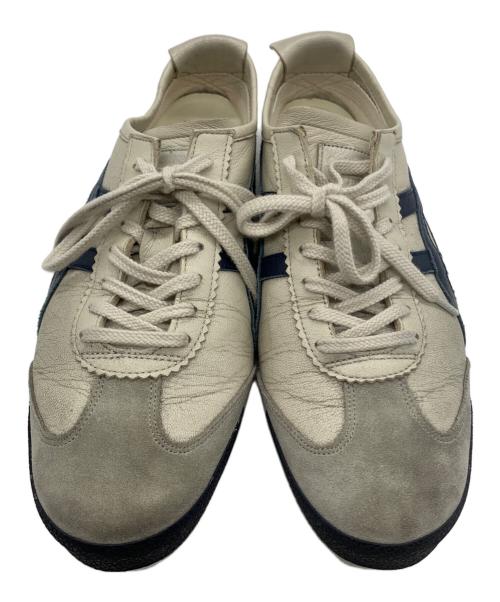 Onitsuka Tiger（オニツカタイガー）Onitsuka Tiger (オニツカタイガー) ローカットスニーカー ホワイト×ブルー サイズ:26の古着・服飾アイテム