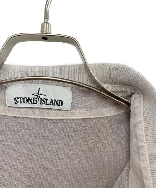 STONE ISLAND（ストーンアイランド）STONE ISLAND (ストーンアイランド) ポロシャツ ライトグレー サイズ:Lの古着・服飾アイテム