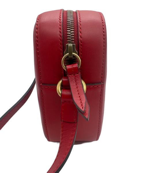 GUCCI（グッチ）GUCCI (グッチ) ショルダーバッグ ウェビングビー レッドの古着・服飾アイテム