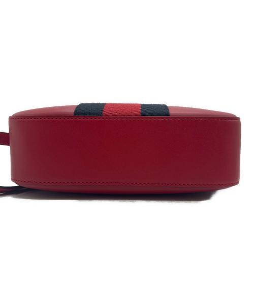GUCCI（グッチ）GUCCI (グッチ) ショルダーバッグ ウェビングビー レッドの古着・服飾アイテム