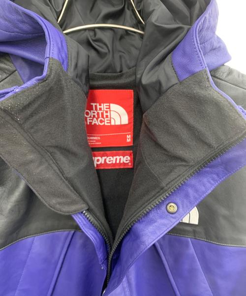 THE NORTH FACE（ザ ノース フェイス）THE NORTH FACE (ザ ノース フェイス) SUPREME (シュプリーム) マウンテンパーカー ブルー×ブラック サイズ:Mの古着・服飾アイテム