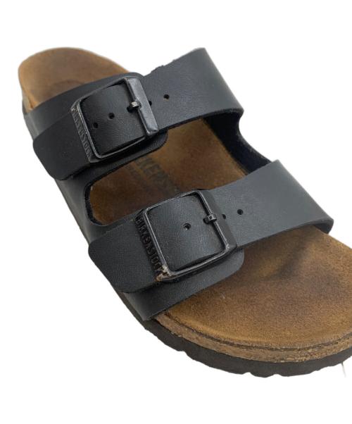 BIRKENSTOCK（ビルケンシュトック）BIRKENSTOCK (ビルケンシュトック) レザーサンダル ブラック サイズ:SIZE23cmの古着・服飾アイテム