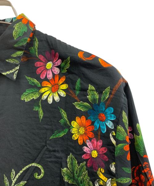 DSQUARED2（ディースクエアード）DSQUARED2 (ディースクエアード) デザインシャツ ブラック×レッド×グリーン サイズ:46の古着・服飾アイテム