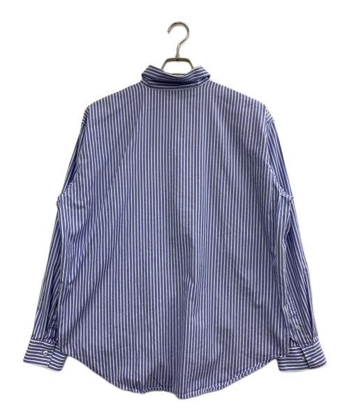 MSGM（エムエスジーエム）MSGM (エムエスジーエム) 長袖シャツ ホワイト×ブルー サイズ:41の古着・服飾アイテム