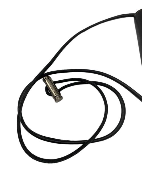 BURBERRY（バーバリー）BURBERRY (バーバリー) ショルダースマホポーチ ブラック×グレーの古着・服飾アイテム