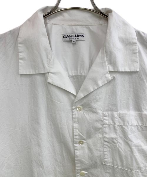 CAHLUMN（カウラム）CAHLUMN (カウラム) 長袖シャツ ホワイト サイズ:Mの古着・服飾アイテム