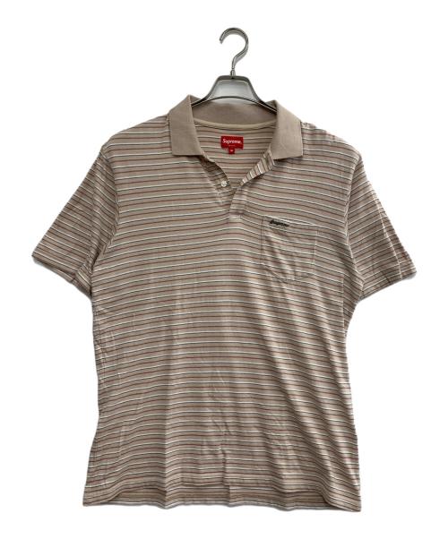 SUPREME（シュプリーム）SUPREME (シュプリーム) 半袖ポロシャツ ベージュ サイズ:Mの古着・服飾アイテム