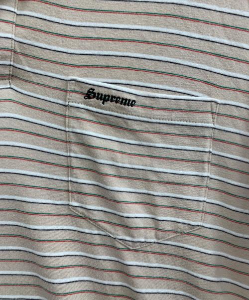 SUPREME（シュプリーム）SUPREME (シュプリーム) 半袖ポロシャツ ベージュ サイズ:Mの古着・服飾アイテム