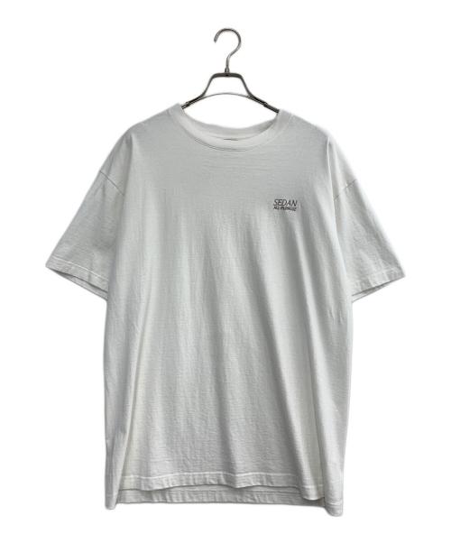 SEDAN ALL-PURPOSE（セダンオールパーパス）SEDAN ALL-PURPOSE (セダンオールパーパス) 半袖カットソー ホワイト サイズ:Lの古着・服飾アイテム