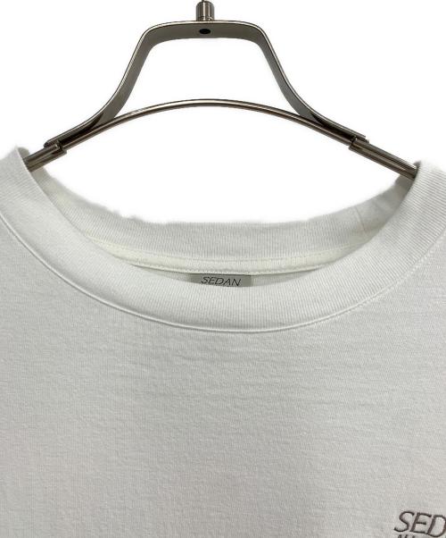 SEDAN ALL-PURPOSE（セダンオールパーパス）SEDAN ALL-PURPOSE (セダンオールパーパス) 半袖カットソー ホワイト サイズ:Lの古着・服飾アイテム