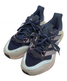 adidas（アディダス）の古着「ランニングシューズ」｜ネイビー×アイボリー