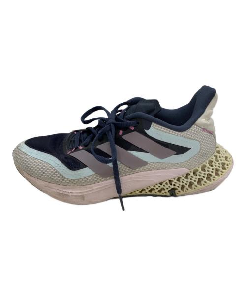 adidas（アディダス）adidas (アディダス) ランニングシューズ ネイビー×アイボリー サイズ:24の古着・服飾アイテム