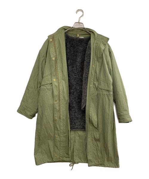 pual ce cin（ピュアルセシン）pual ce cin (ピュアルセシン) ボアライナー付きマルチウェイモッズコート カーキ サイズ:FREEの古着・服飾アイテム