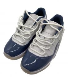 NIKE（ナイキ）の古着「AIR JORDAN 11 RETRO LOW」｜ネイビー×ホワイト