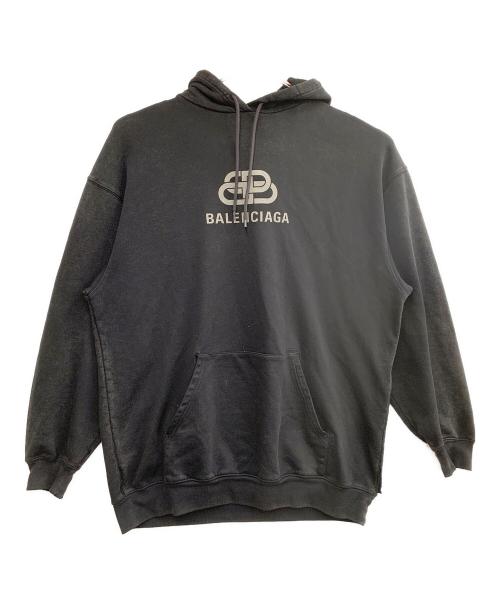 BALENCIAGA（バレンシアガ）BALENCIAGA (バレンシアガ) BBロゴパーカー ブラック サイズ:XSの古着・服飾アイテム