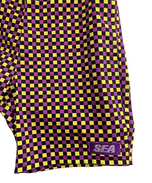 WIND AND SEA（ウィンダンシー）WIND AND SEA (ウィンダンシー) ショートパンツ イエロー×ブラック×ピンク サイズ:Lの古着・服飾アイテム