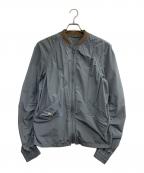 KOLORカラー）の古着「パッカリングブルゾン」｜グレー
