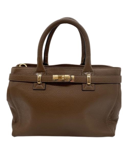 Gianni Notaro（ジャンニ ノターロ）Gianni Notaro (ジャンニ ノターロ) 2WAYショルダーバッグ ブラウンの古着・服飾アイテム