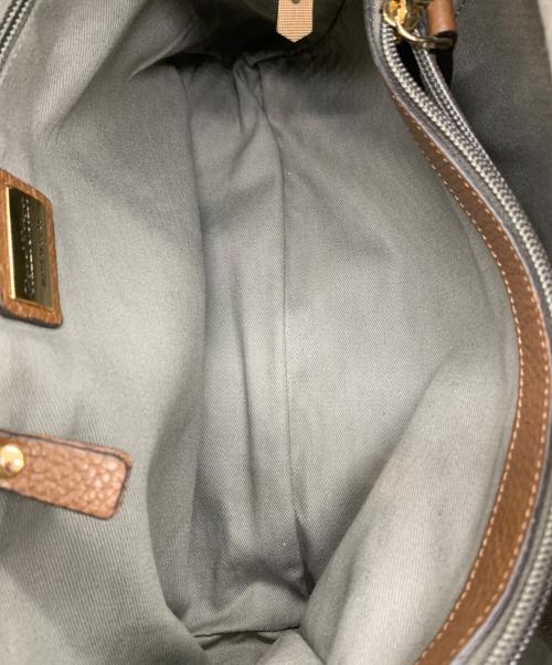 Gianni Notaro（ジャンニ ノターロ）Gianni Notaro (ジャンニ ノターロ) 2WAYショルダーバッグ ブラウンの古着・服飾アイテム