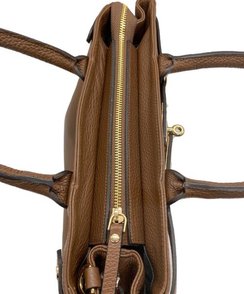 Gianni Notaro（ジャンニ ノターロ）Gianni Notaro (ジャンニ ノターロ) 2WAYショルダーバッグ ブラウンの古着・服飾アイテム