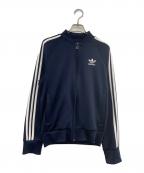 adidasアディダス）の古着「トラックジャケット」｜ネイビー