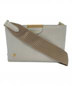 A.D.M.J.エーディーエムジェイ）の古着「シュリンクレザーショルダーバッグ」｜アイボリー