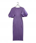 PLEATS PLEASEプリーツプリーズ）の古着「プリーツワンピース」｜パープル