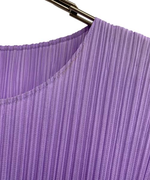 PLEATS PLEASE（プリーツプリーズ）PLEATS PLEASE (プリーツプリーズ) プリーツワンピース パープル サイズ:SIZE 3の古着・服飾アイテム