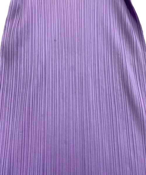 PLEATS PLEASE（プリーツプリーズ）PLEATS PLEASE (プリーツプリーズ) プリーツワンピース パープル サイズ:SIZE 3の古着・服飾アイテム