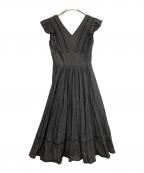 HER LIP TOハーリップトゥ）の古着「ノースリーブワンピース」｜ブラック